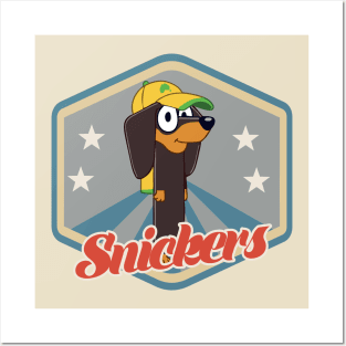 Snickers bluey Posters and Art